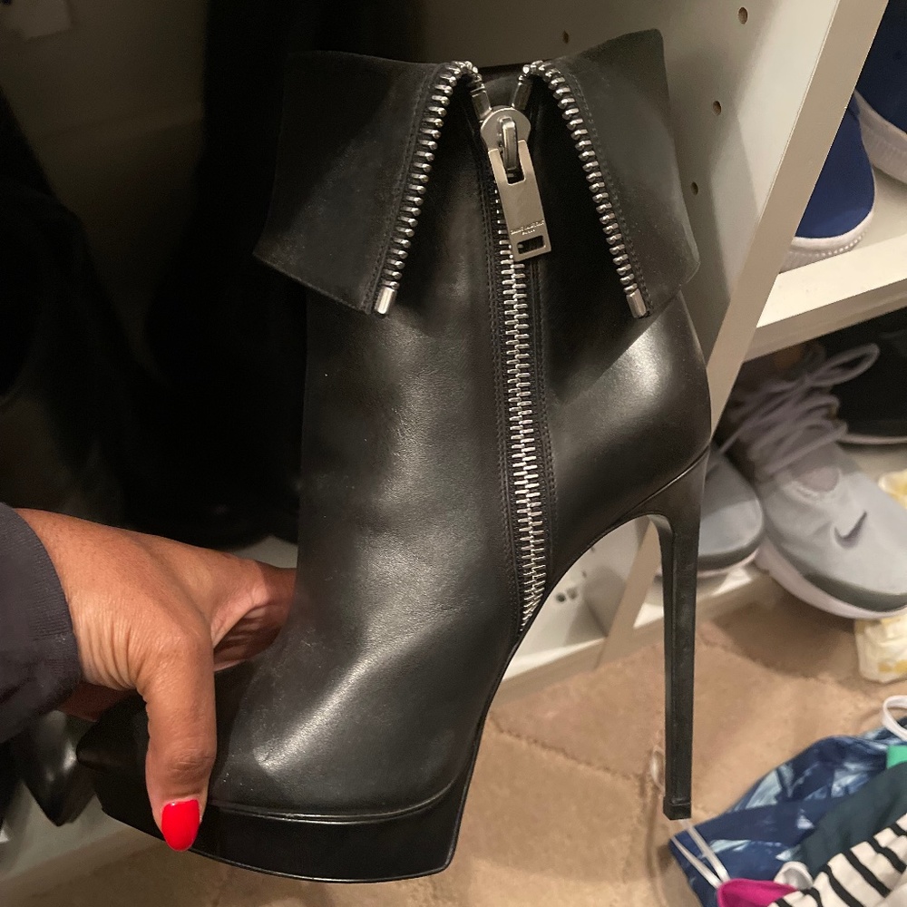Saint Laurent | JANIS 80mm | Seta Calf Nero | 38.5